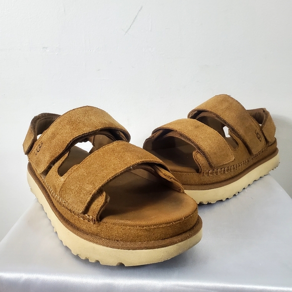 UGG Goldenstar Slingback in Chestnut Sandals Size 10 - Picture 3 of 15